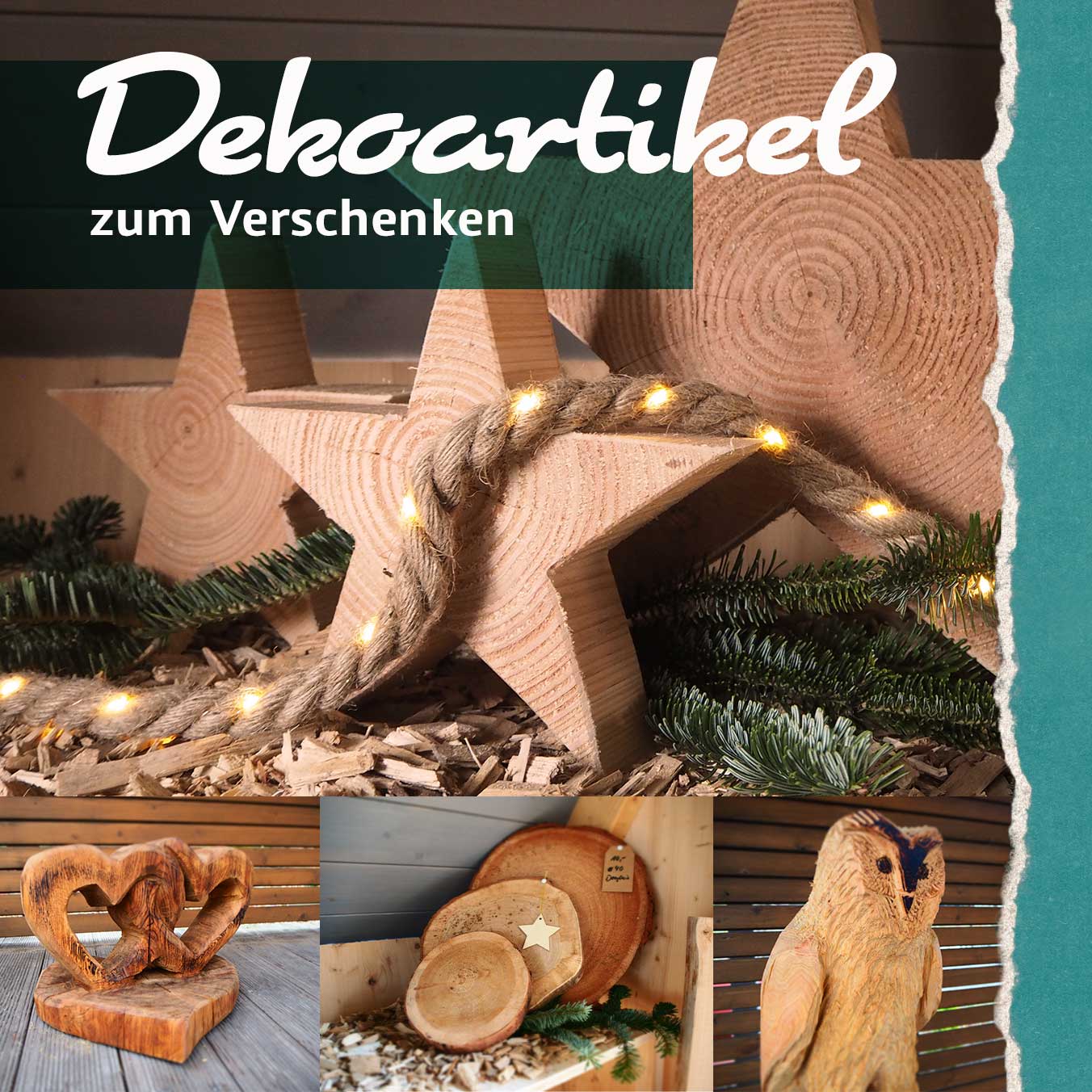 Weihnachtsdeko aus Holz kaufen in Kleinlangheim bei Holzwerk Haidt
