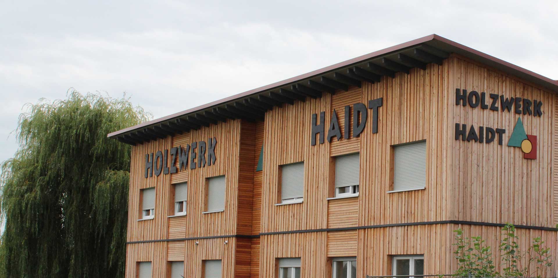 Außenfassade von Holzwerk Haidt